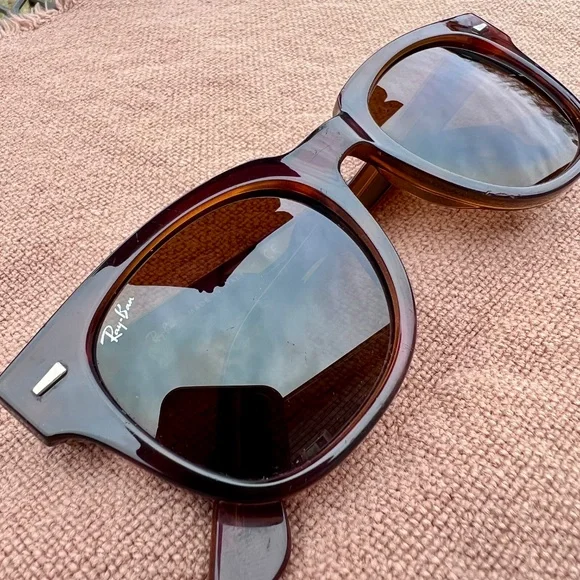 Authentic Vintage Ray-Ban 4168 METEOR 820 3N Havana Brown Sunglasses Rare - Picture 3 of 12